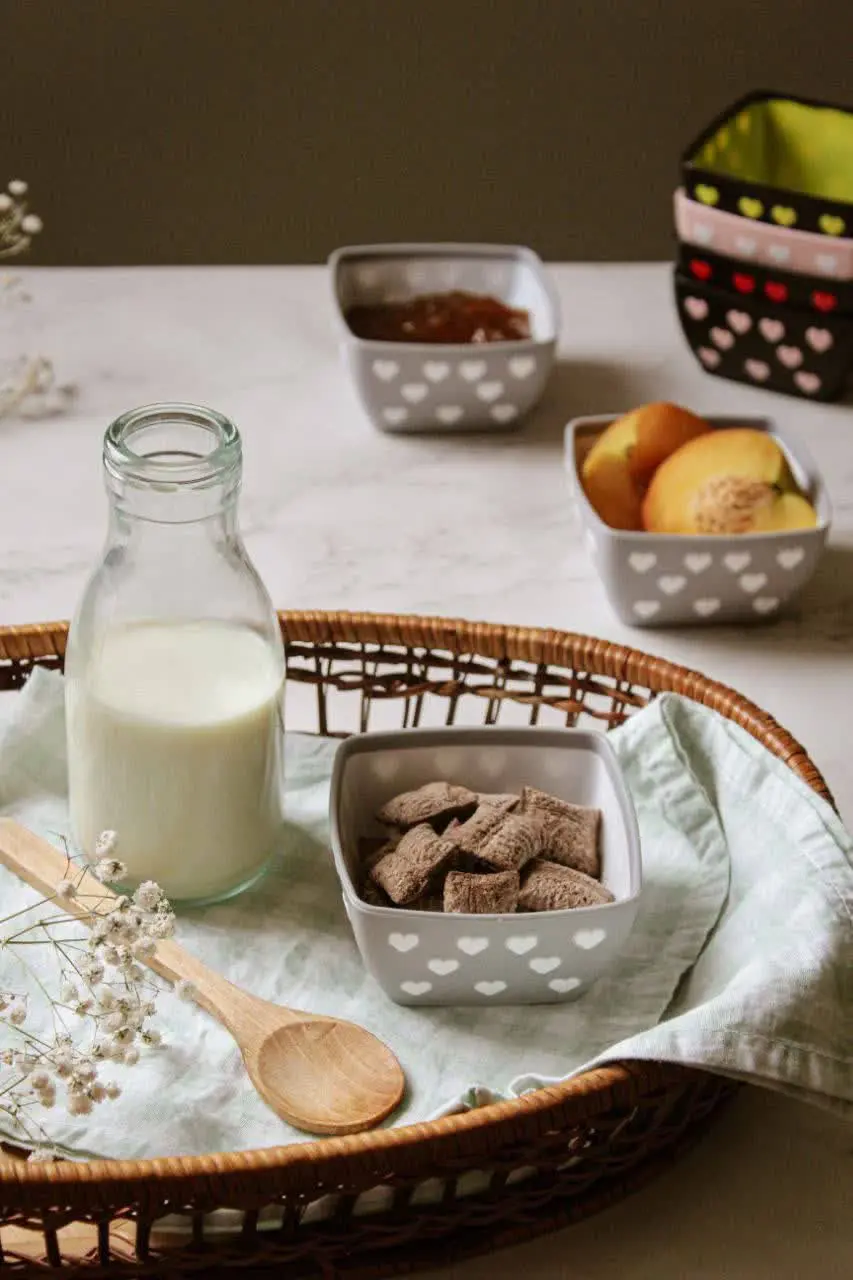 پیاله ماست ۳ تایی قلبی