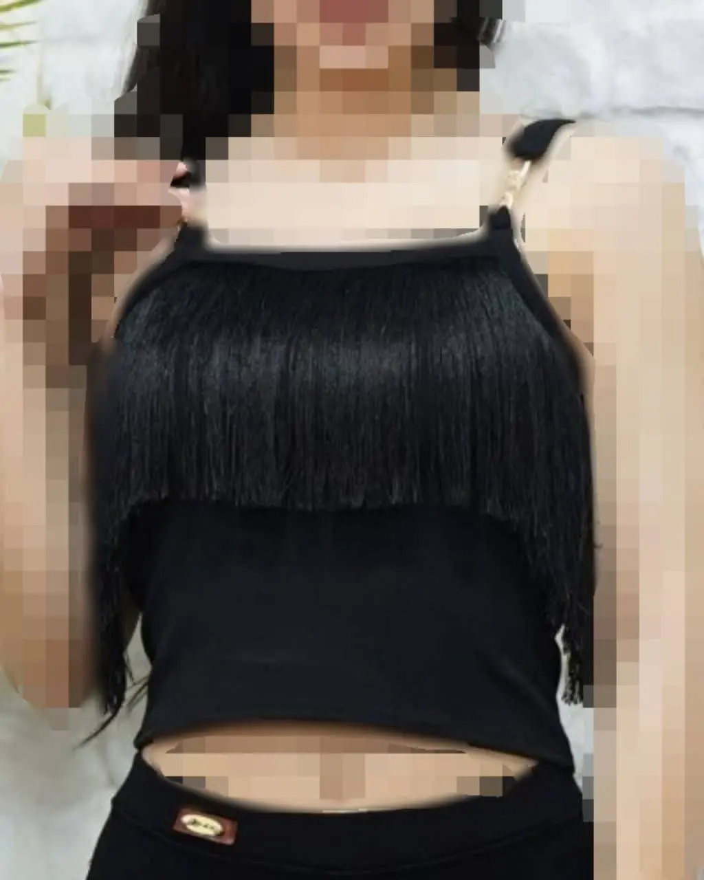 💫کراپ ریش دار مدل ندا موجودی فول💞