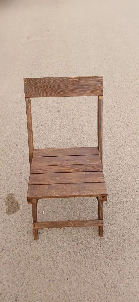 صندلی چوب کار دست