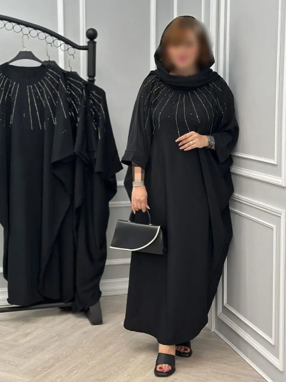 ❤️عبایی نگین خورشیدی🖤ویژه محرم🖤 ۱۶