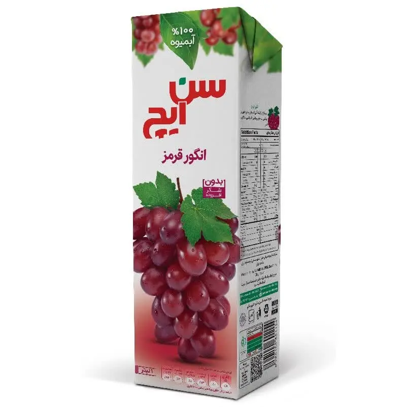 #آبمیوه_انگور_قرمز_سن_ایچ_یک_لیتر