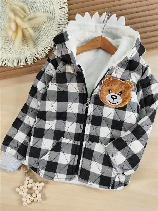 کاپشن چهارخونه toy
