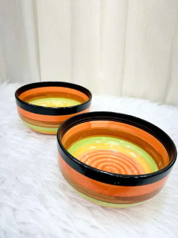 کاسه سفالی بزرگ (جا فنجانی)