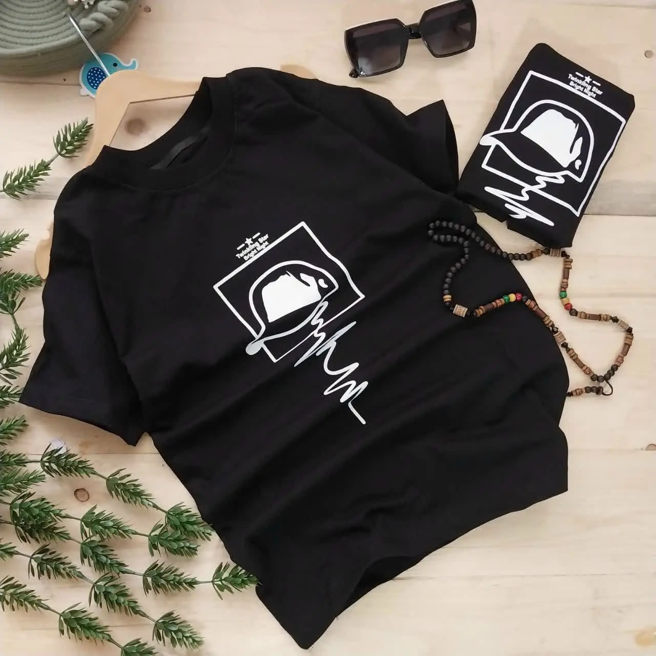 محرمی#💚نام محصول. تیشرت لش خواهر برادری اسپرت 🌹کلاه
