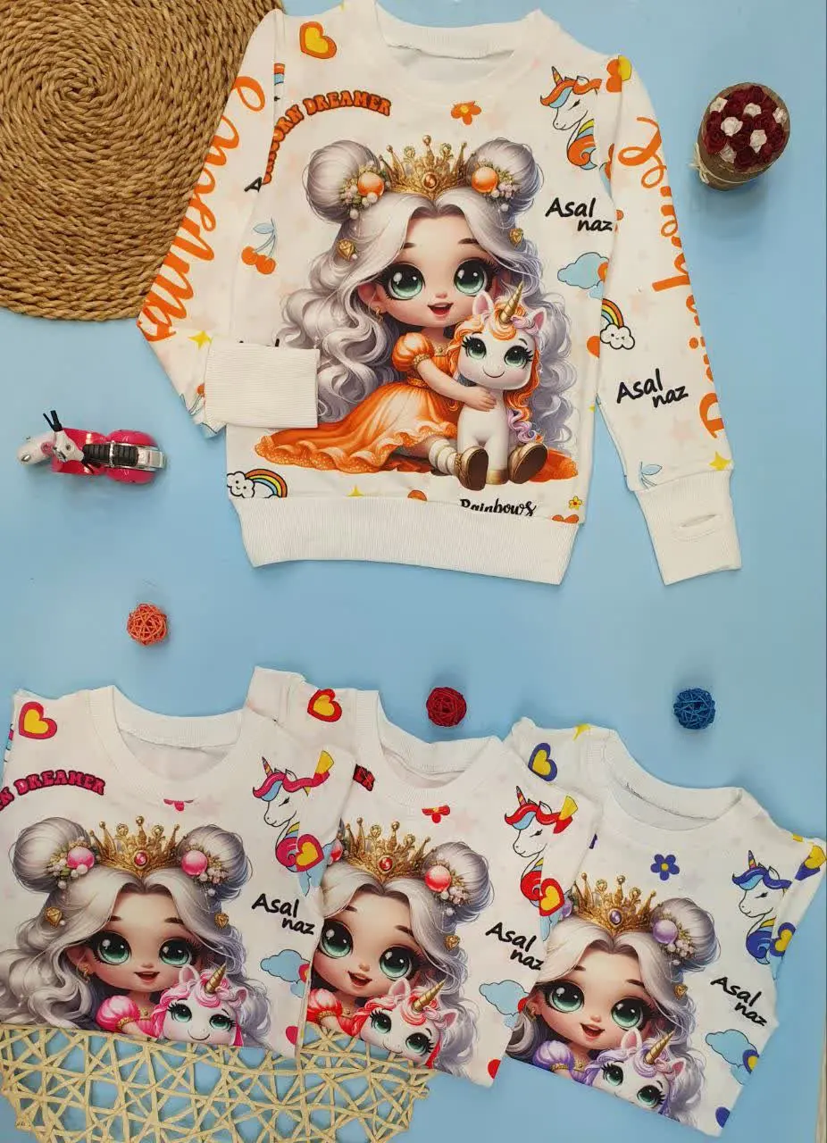 👚بلوز فینگردار طرح دختر