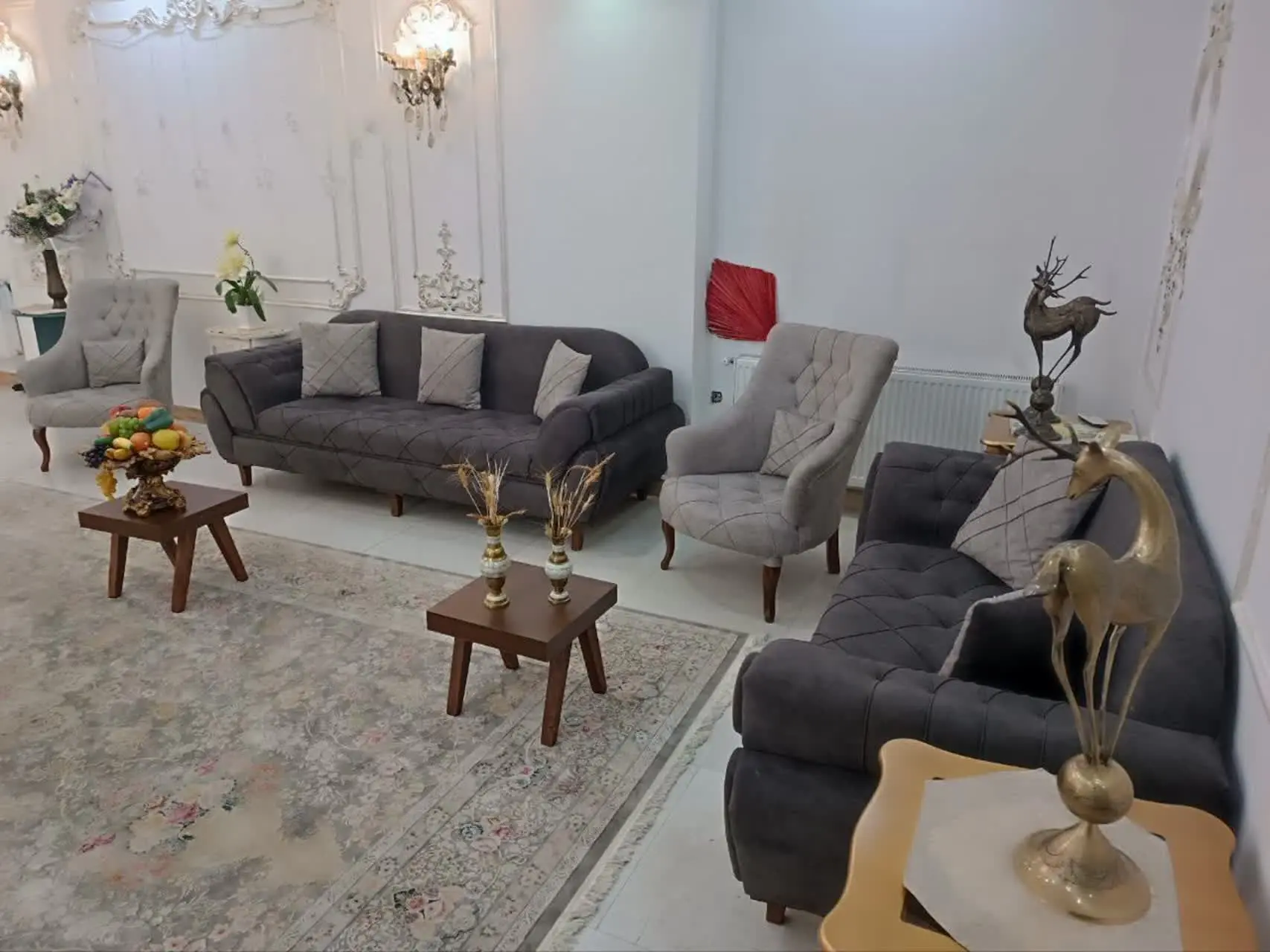 مبل مبلمان چستر راحتی ترک کلاسیک درحدنو ۷نفره کلاف چوب راش واقعا محکم سفارشی مقاوم استثنایی