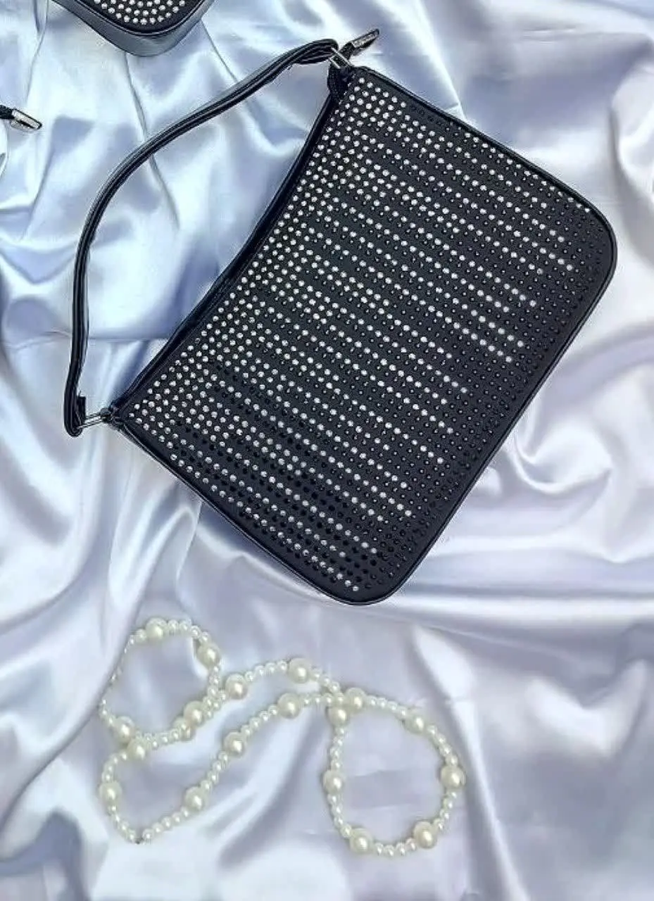 نام: 👛 کیف مجلسی مدل نگینی آبشاری 😍