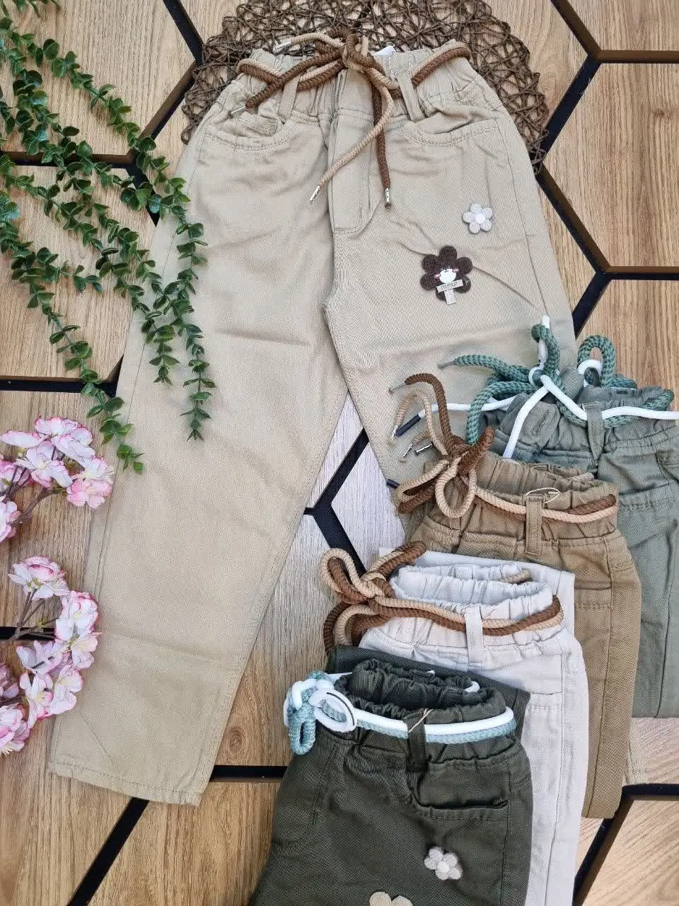👖شلوارکتان مام دخترانه 👫👫