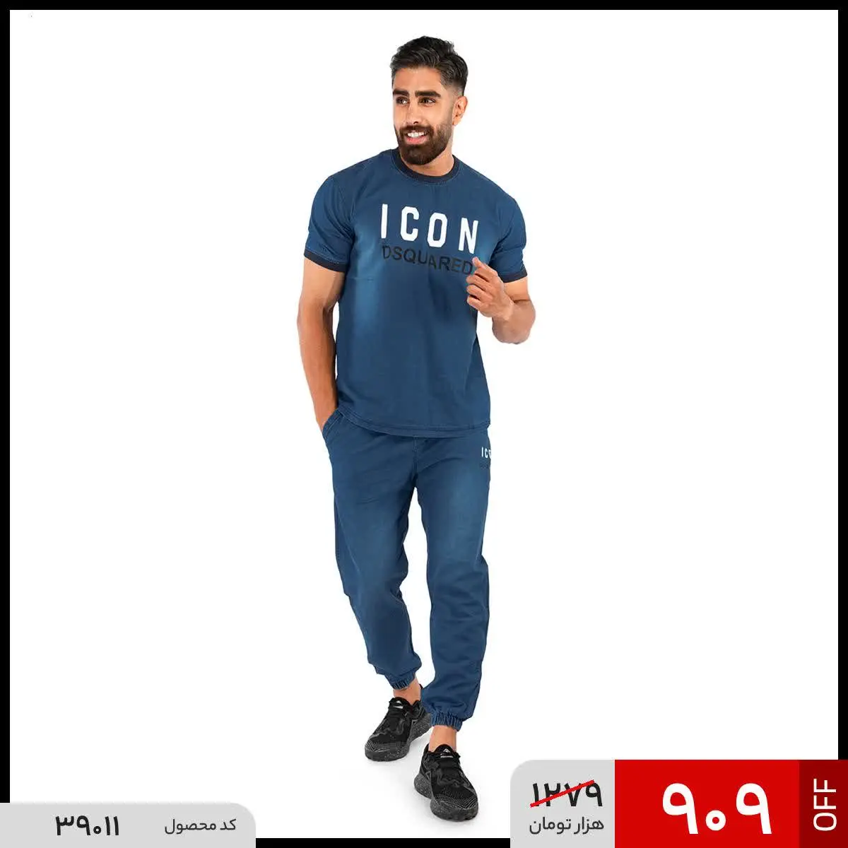 🔺ست تیشرت و شلوار اسپرت لی Icon