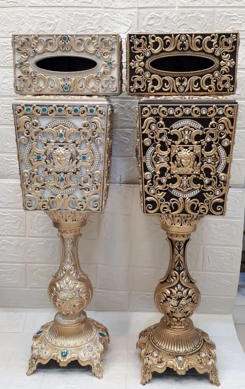 سطل و دستمال پایه دار