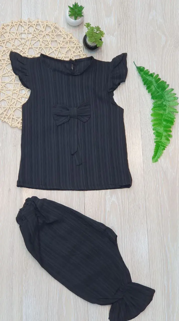 👚شومیز شلوار پاپیون دار