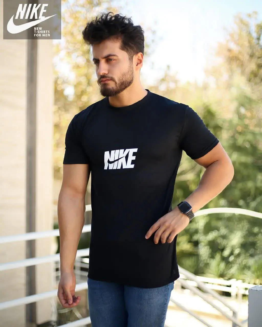 🏆تیشرت مردانه Naik مدل Jones