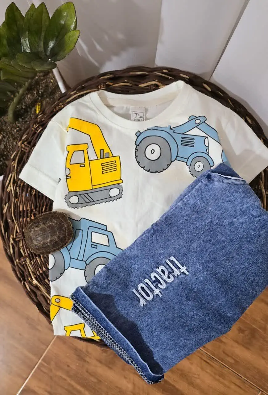 ست دوتیکه پسرونه تراکتور 🚜 🚜