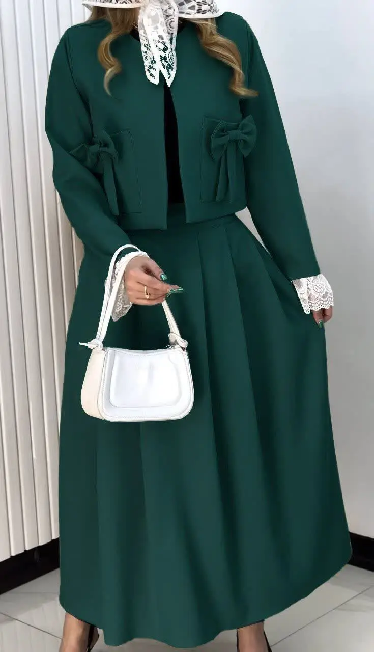 👒نام: کت و دامن پاپیون ساره😍💥