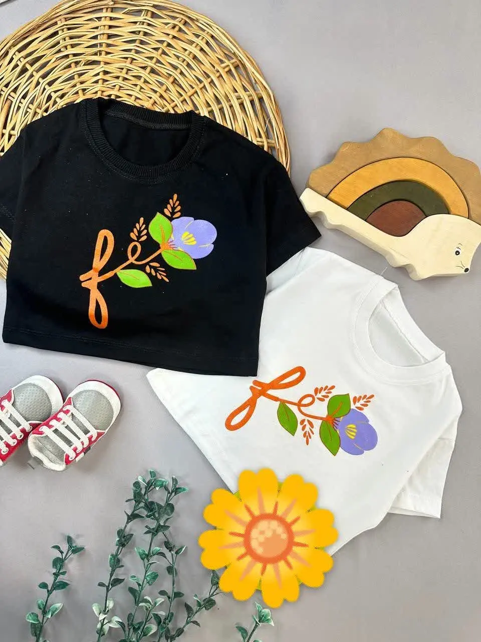 بلوز تک کراپ طرح گل یاسی 🎏 — تصویر محصول در تاپ هشتگ