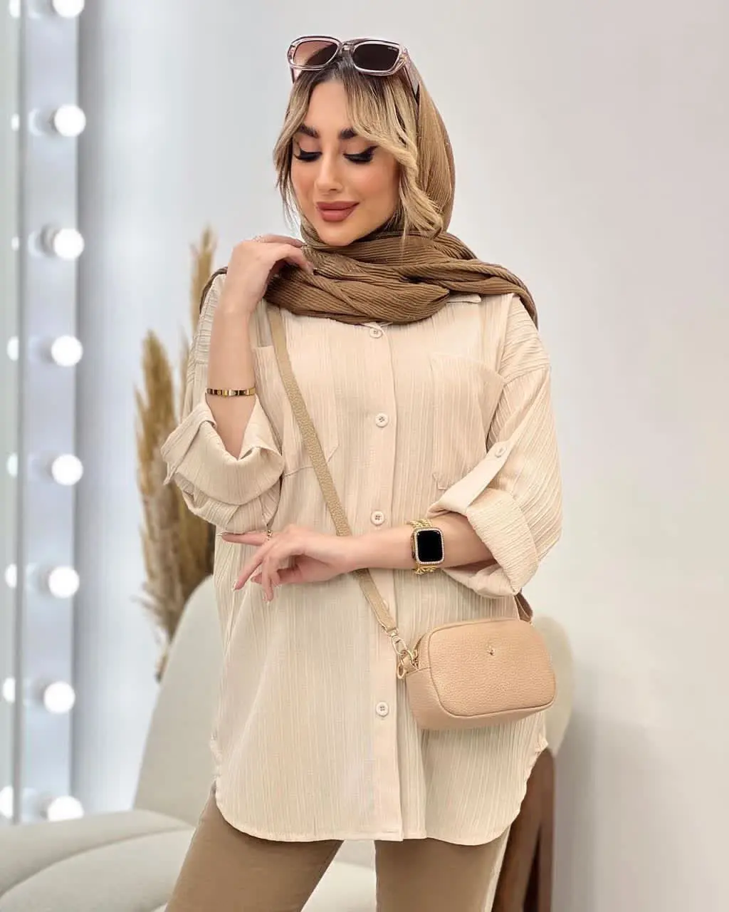 ❤️نام: تونیک مانتویی مدل دلانا