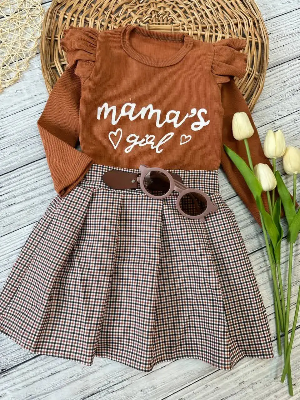 بلوز دامن مجلسی مادر دختر mama's girl نوزادی و کودک کد ۱۱۳۰۱۲