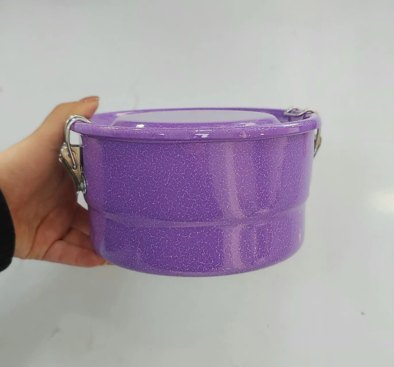 ظرف ناهار بری گرد رنگی