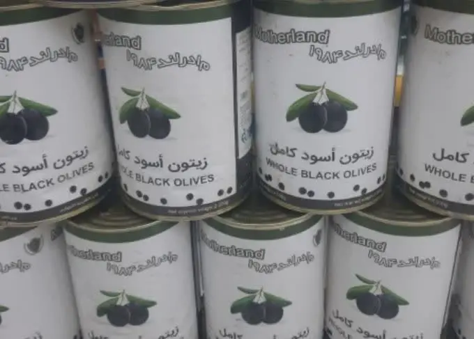 زیتون حلب سیاه بدون هسته وزن ۳ کیلویی