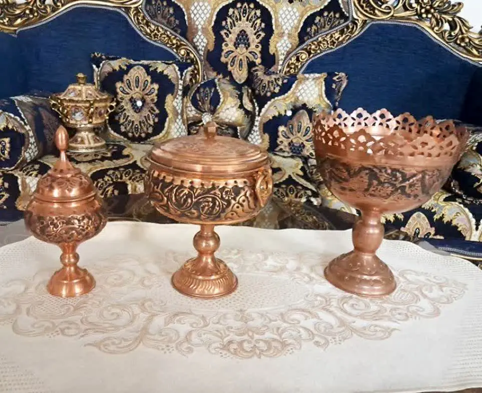 ست ۳تکه مسی