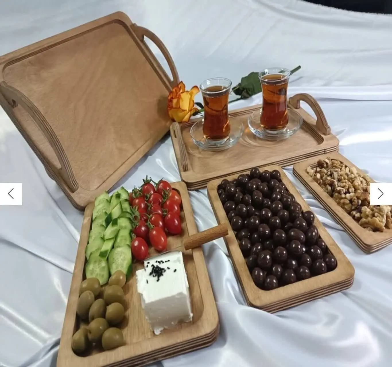 سینی و مزه خوری ۵ تکه