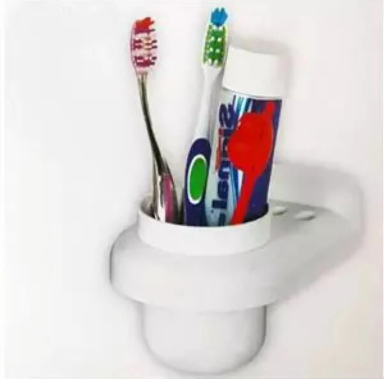 جا مسواکی دیواری لیوان دار