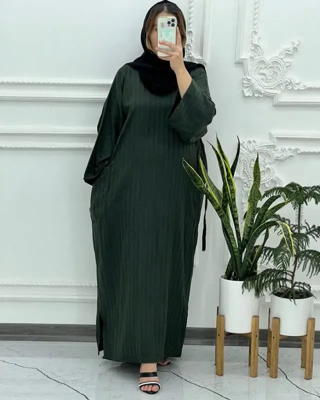 کفتان لینن نخی راه راه دوجیب