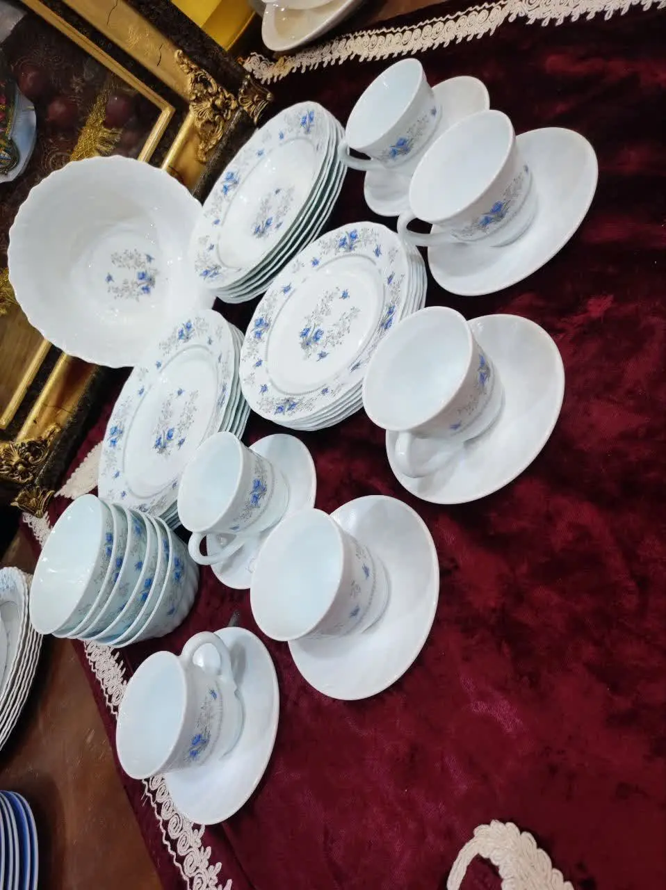سرویس آرکوپال گل آبی کاملا سالم و درحد نونو