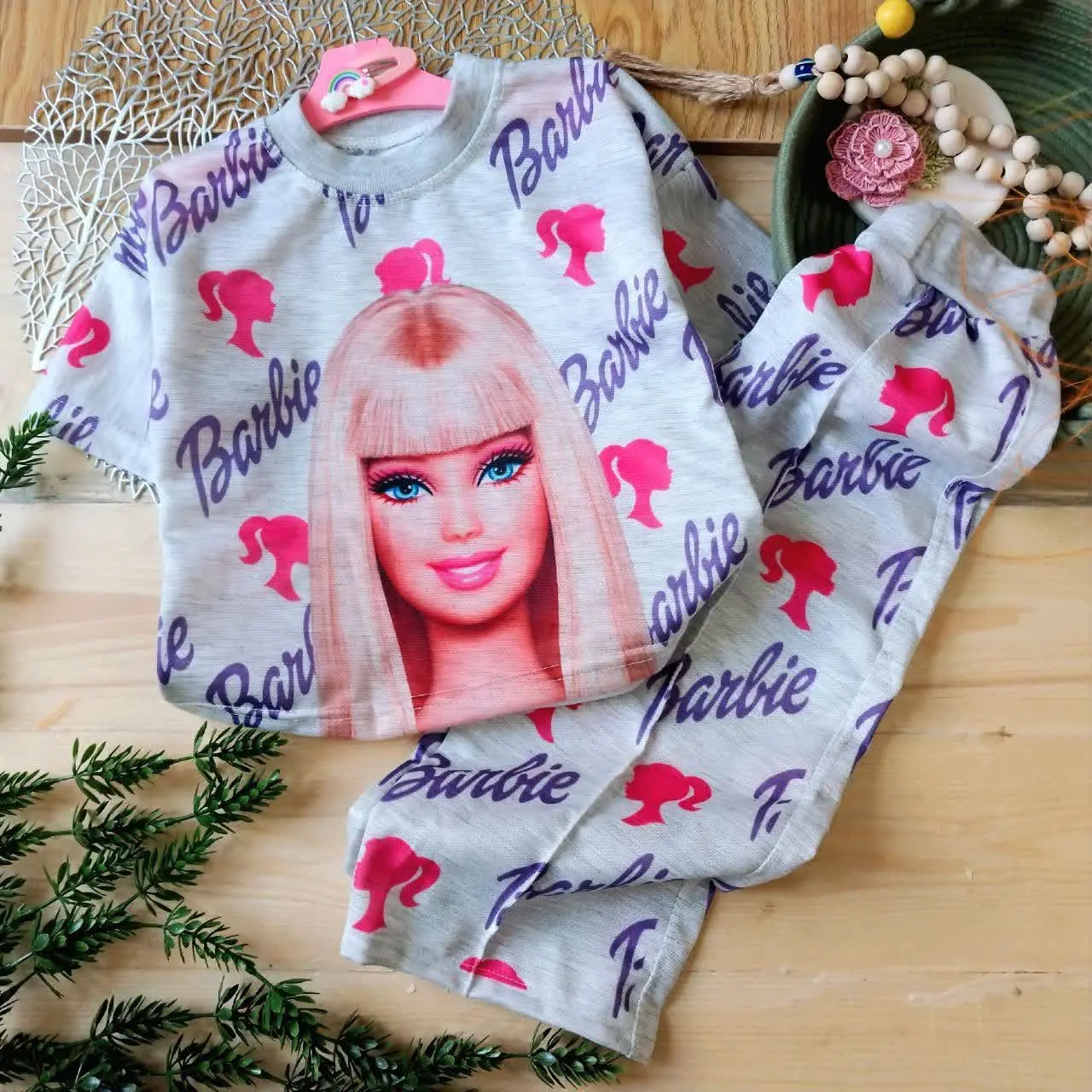 👚نام: ست کراپ شلوار باربی