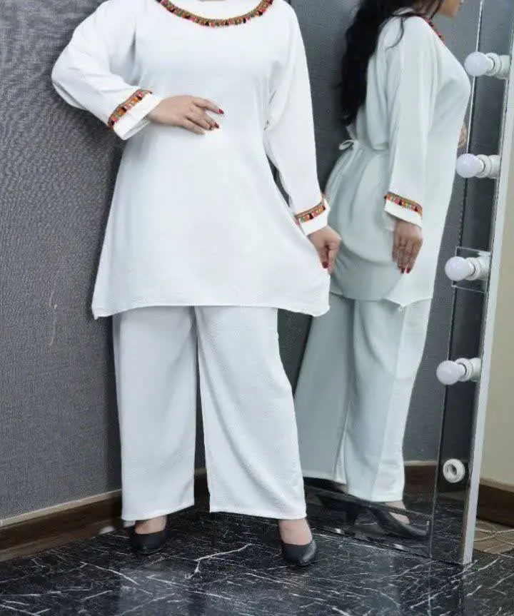 ست تونیک و شلوار ابرو بادی😍