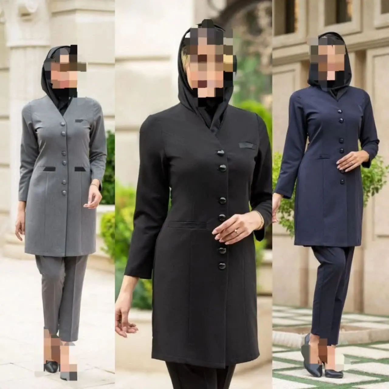 🦋 مانتو شلوار اداری طناز 👩🏻🎓👩🏻🏫