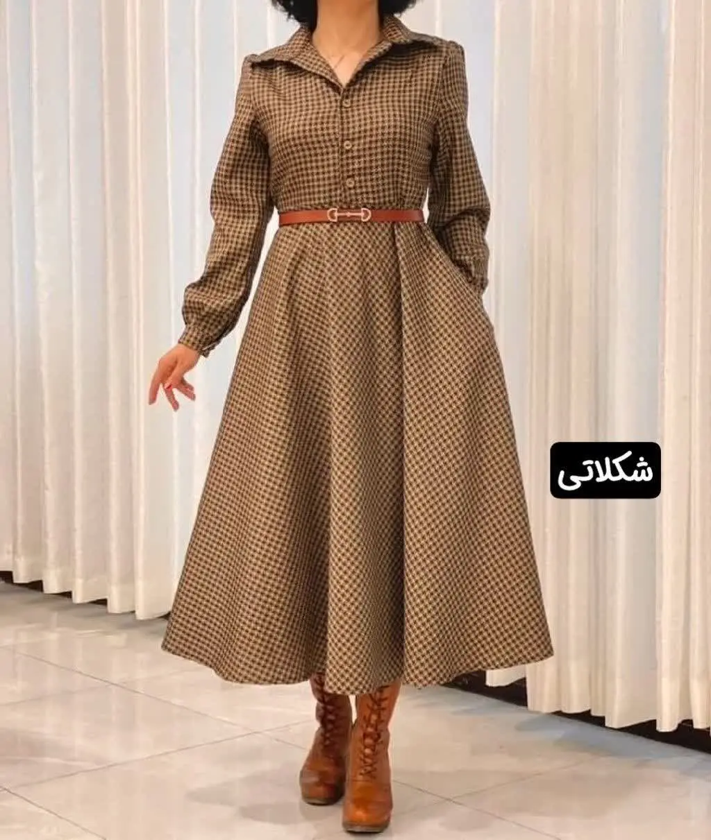 نگاه زیباتون رو دعوت میکنم به شیکترین پیراهن #پاییزی🍁🤩