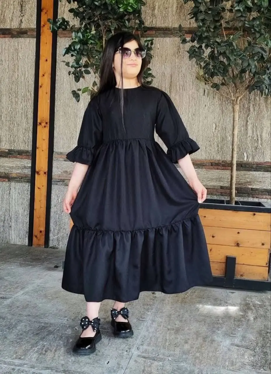 اگه دخترت عاشق پیراهنای بلنده …. اگه دنبال یه کار شیک و خاص میگردی برای محرم یا غیر محرم ….. به هیچ عنوان این مدل رو از دست نده🤩🤩🤩