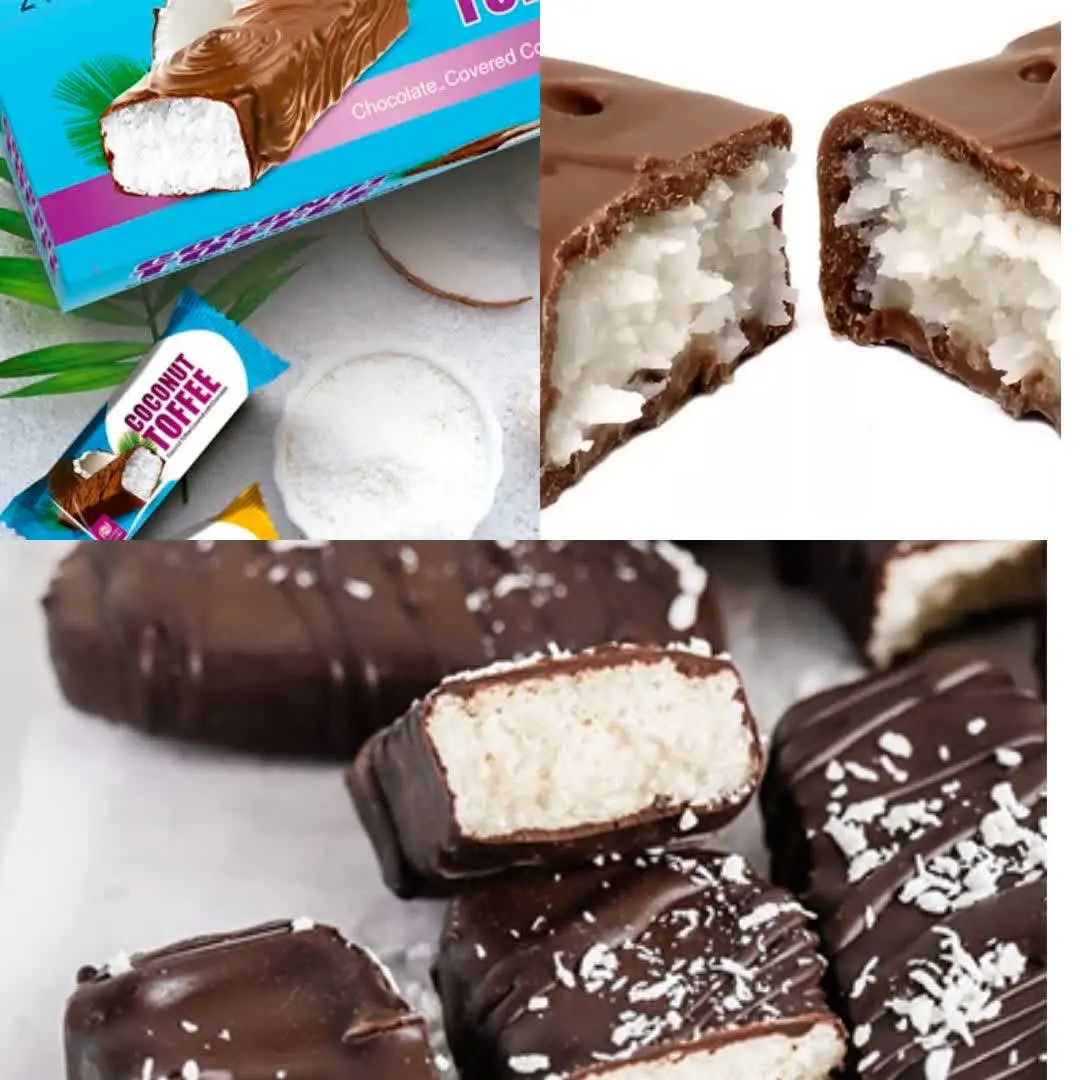 🌰 شارژ مجدد شکلات کاکائو با مغز نارگیل 🥥