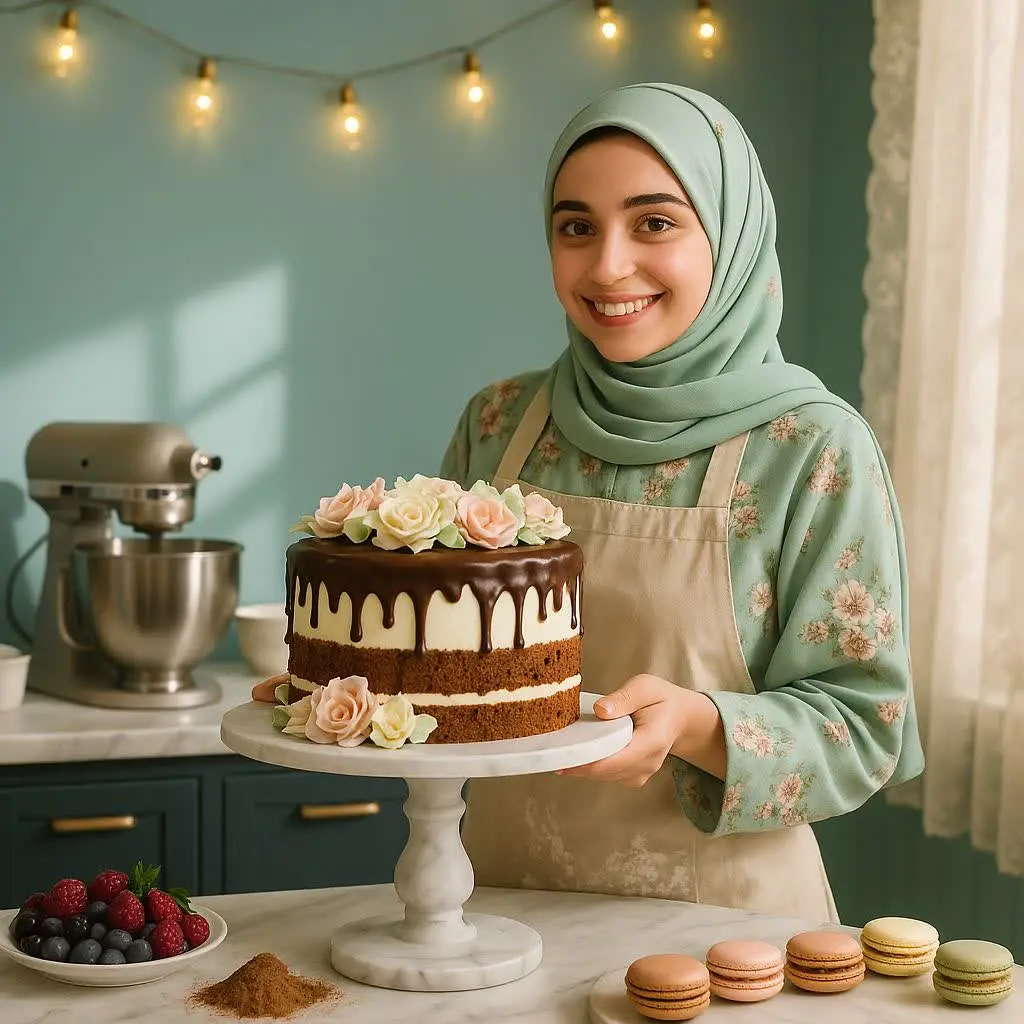 😧هنوزم نگران اینی پف کیکت خوب نشه؟ 😳🎂🍰🧁