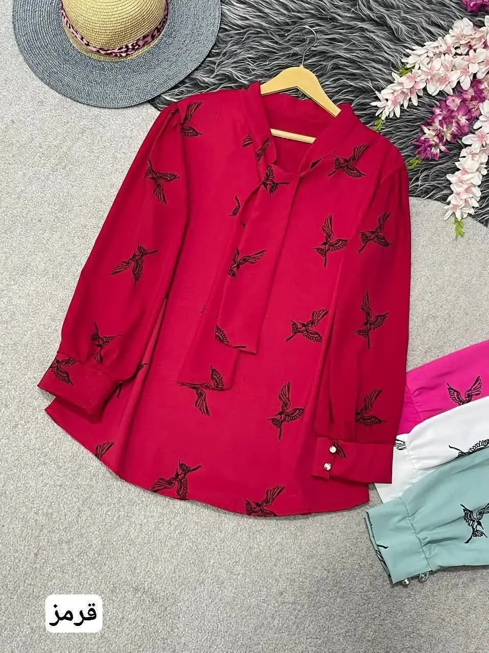 🛍نام: شومیزکراواتی پرستو 🌱