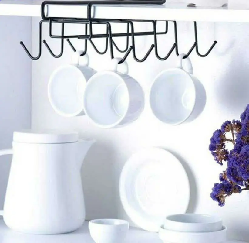 آویز لیوان کابینتی دو طرفه سالوت