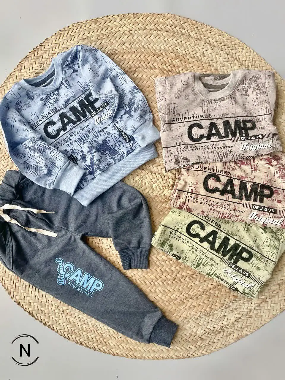 بلوزشلوارپسرانه ملانژ ویژه Camp