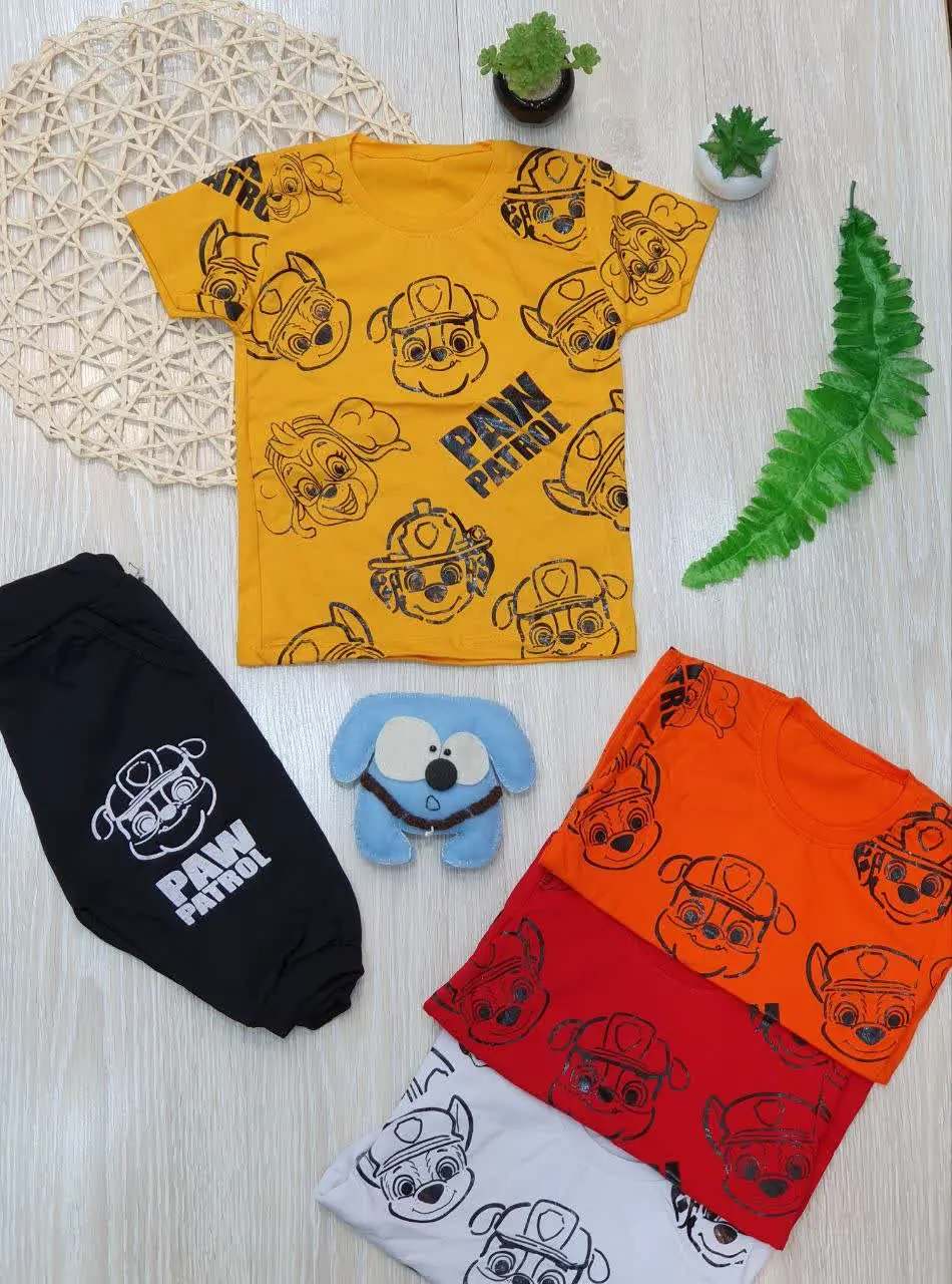👕تیشرت شلوارک پسرانه سگهای نگهبان