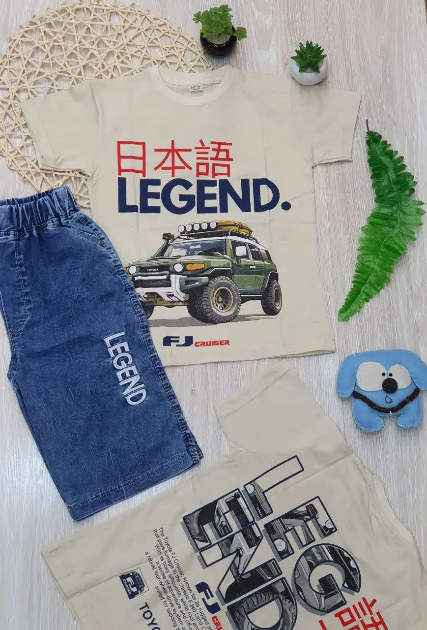 👕تیشرت شلوارک لی ماشین