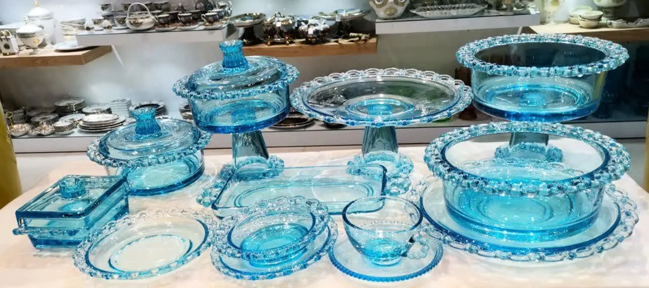سرویس ۴۳پارچه زنجیری آبی