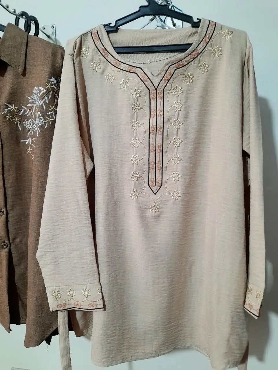 🌼تونیک گلدوزی شده سنتی