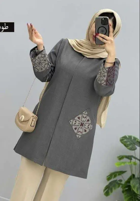 🔥از مانتوهای جلو باز و کوتاه خسته شدی؟