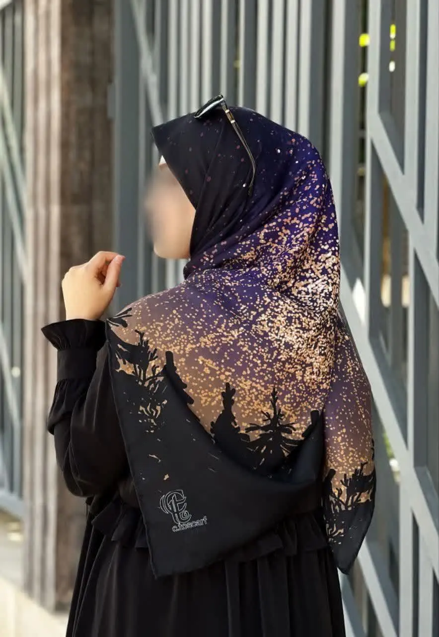 روسری طرح کهکشان❤️
