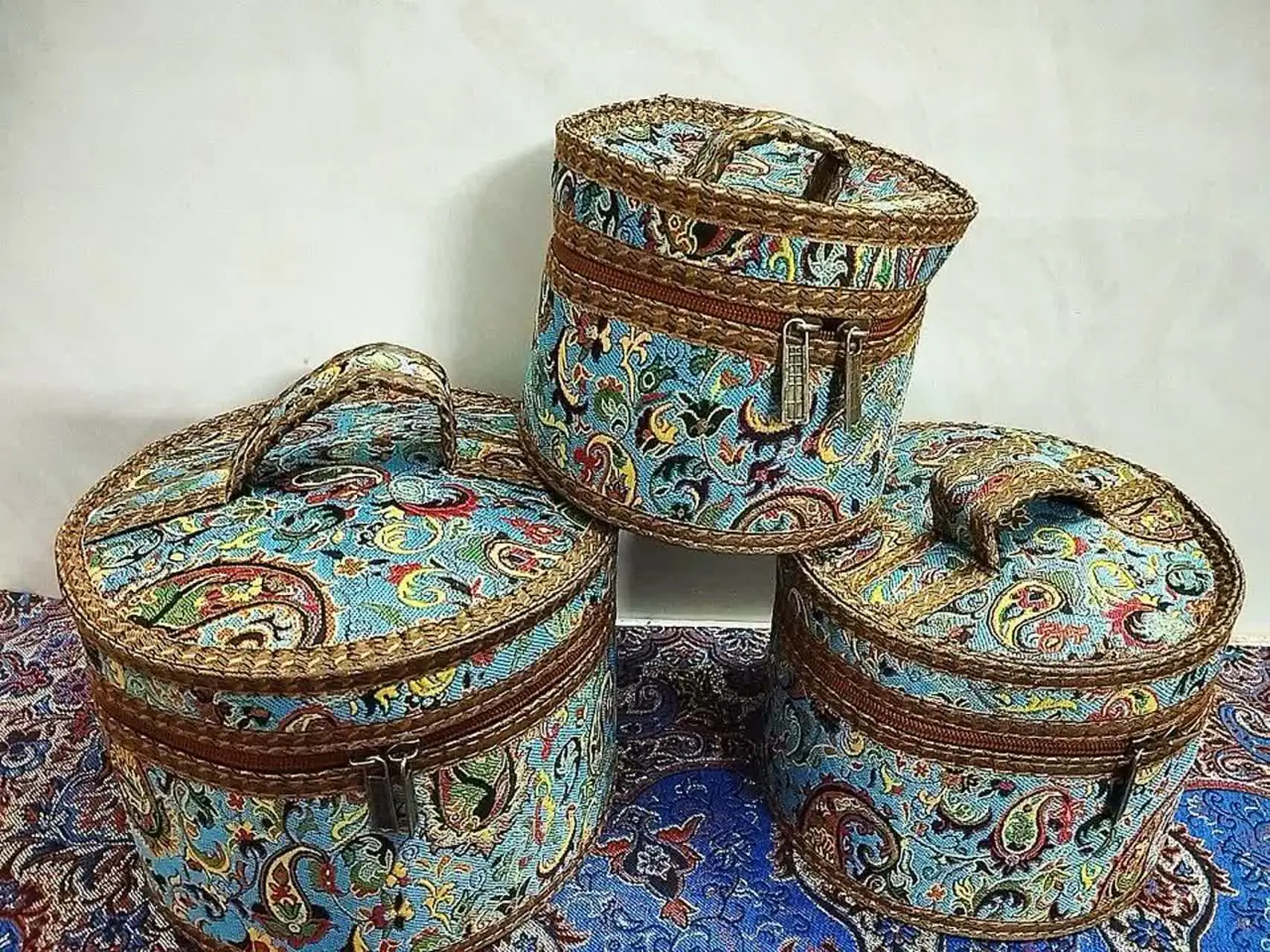 🎁 ست زیبای مربع و گرد #جاجواهری ترمه اعلا😍