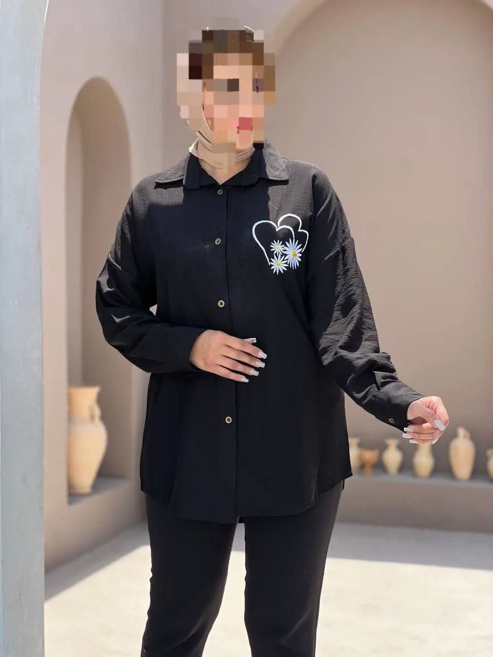 اینم یه مدل #شومیزمانتویی بسیااار جذاب و کاربردی ک با همه رنگ ست میشه 🤩 جنس عالی کیفیت بالا با تنخور فوق العاده زیبا و شیک😍👌