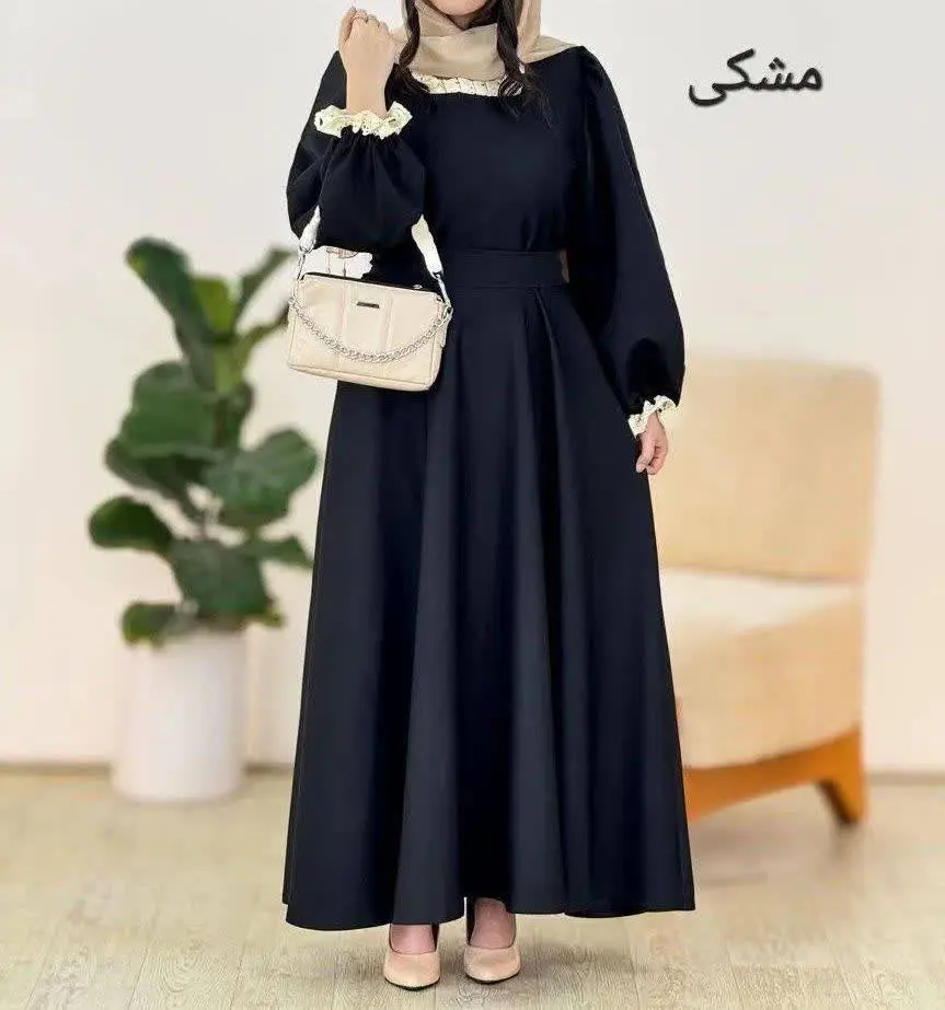 پیراهن یقه گیپور شهرزاد 😍