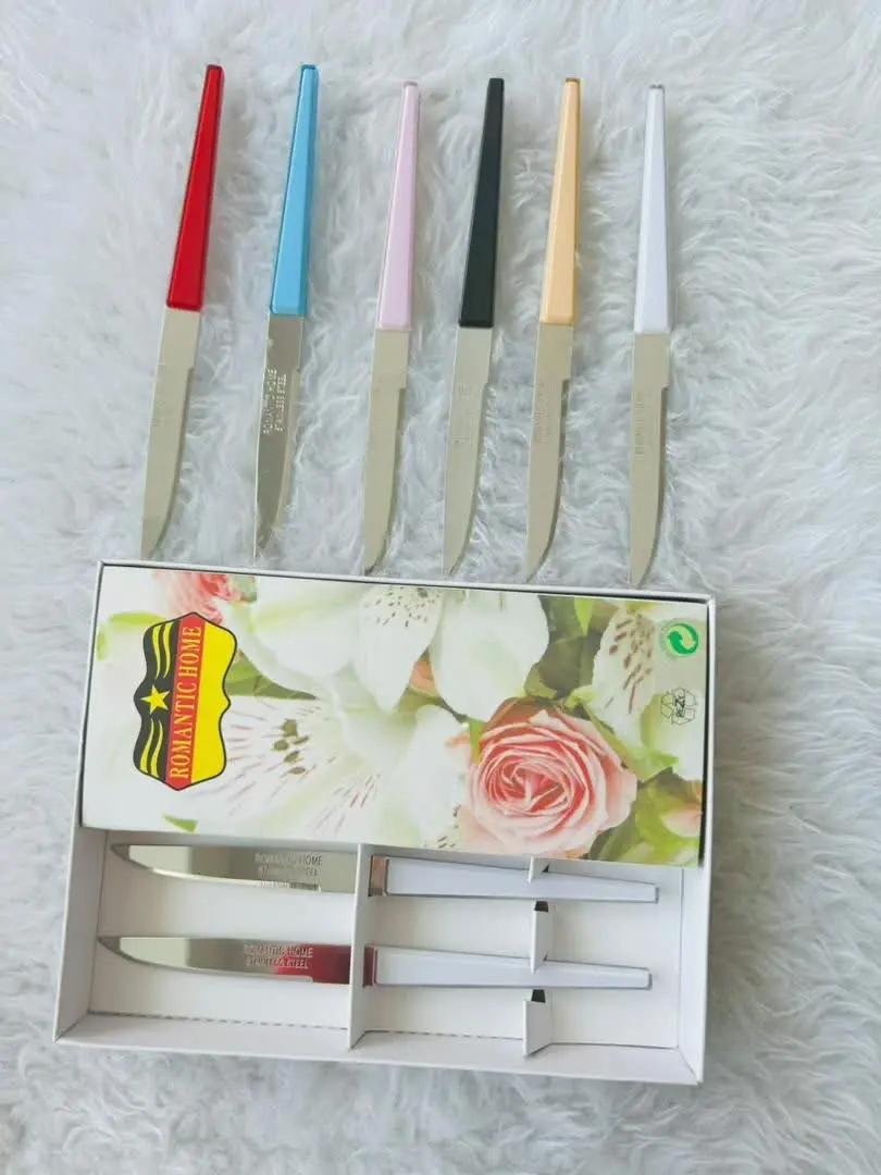 چاقو ۱۲ عددی میوه خوری رومانتیک هوم