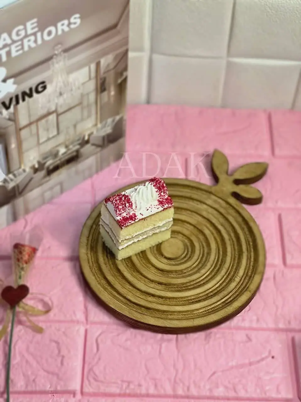 🌸سرو چای و کیک چوبی🌸