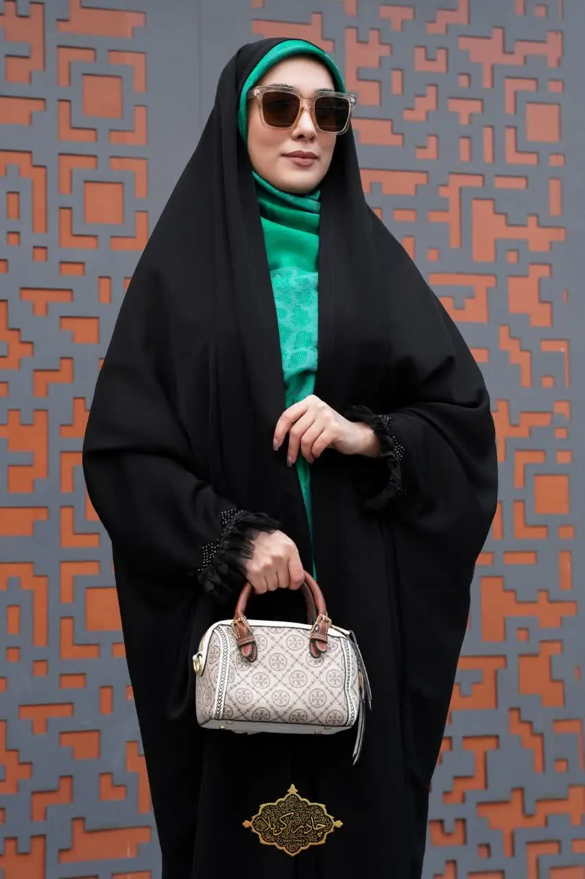 💠 مدل: چادر دانشجویی سرمه دوزی نغمه
